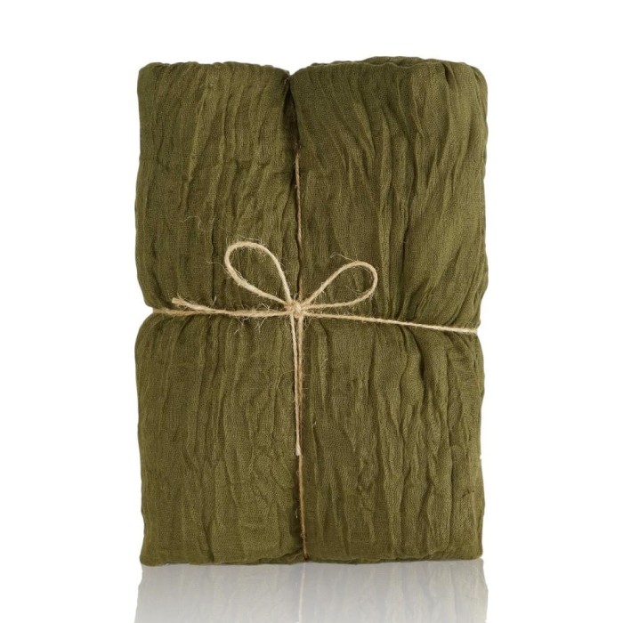 TELO ORGANZA CM90X3MT VERDE SCURO